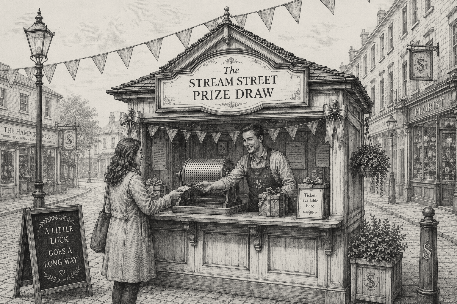 Stream Street - The Prize Draw - You never know what you'll win.